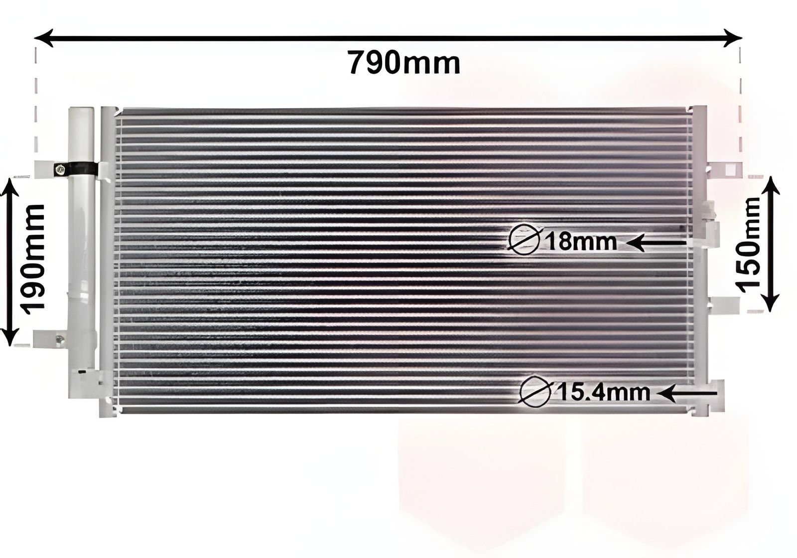 Конденсор кондиціонера радіатор PORSCHE MACAN, AUDI A6, Van Wezel (03005352) Конденсор кондиціонера радіатор PORSCHE MACAN, AUDI A6, Van Wezel (03005352)