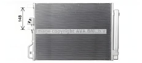 Конденсатор кондиционера KIA SPORTAGE, HYUNDAI TUCSON, AVA COOLING (HY5469D) Конденсатор кондиционера KIA SPORTAGE, HYUNDAI TUCSON, AVA COOLING (HY5469D)