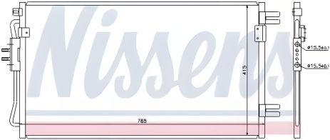 Радіатор конденсора кондиціонера CHRYSLER VOYAGER, NISSENS (94806) Радіатор конденсора кондиціонера CHRYSLER VOYAGER, NISSENS (94806)