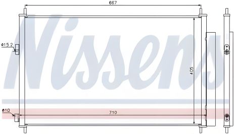 Радіатор-конденсор кондиціонера для TOYOTA PREVIA, NISSENS (940021) Радіатор-конденсор кондиціонера для TOYOTA PREVIA, NISSENS (940021)