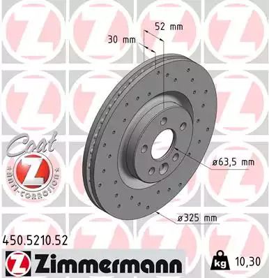 Brake Land Rover, Zimmermann (450521052)