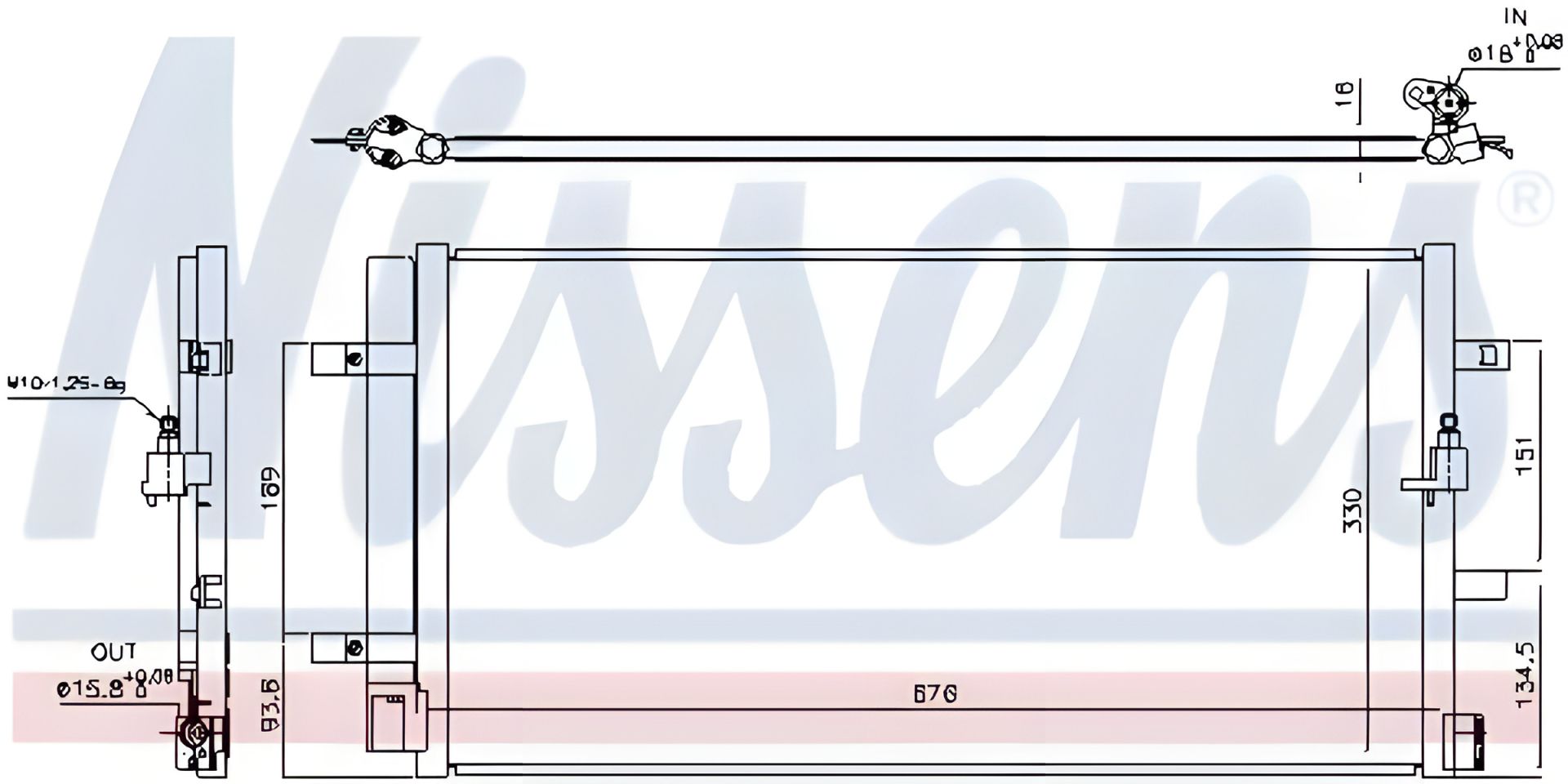 Радіатор, конденсор кондиціонера для PORSCHE MACAN, AUDI A6, NISSENS (940453) Радіатор, конденсор кондиціонера для PORSCHE MACAN, AUDI A6, NISSENS (940453)
