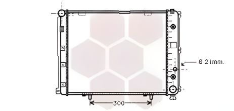 Радиатор охлаждения для MERCEDES-BENZ E-CLASS, Van Wezel (30002148)
