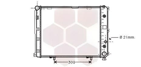 Радіатор охолодження двигуна MERCEDES-BENZ E-CLASS Van Wezel (30002148) Радіатор охолодження двигуна MERCEDES-BENZ E-CLASS Van Wezel (30002148)
