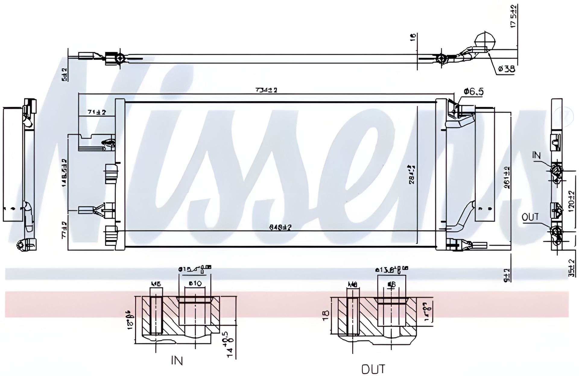 Радіатор-конденсор кондиціонера для BMW X1, MINI MINI, NISSENS (940759) Радіатор-конденсор кондиціонера для BMW X1, MINI MINI, NISSENS (940759)