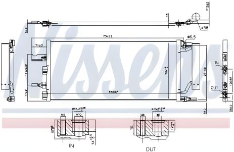 Конденсор кондиционера BMW X1, MINI MINI, NISSENS (940759) Конденсор кондиционера BMW X1, MINI MINI, NISSENS (940759)