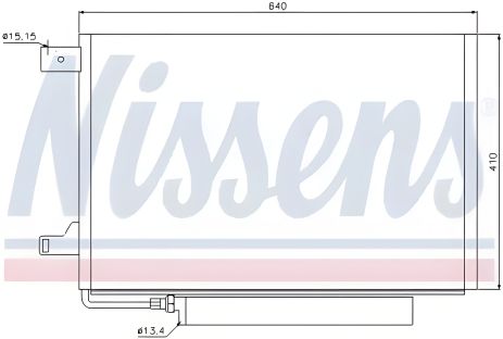 Радіатор-конденсор кондиціонера для MERCEDES-BENZ B-CLASS, NISSENS (94911) Радіатор-конденсор кондиціонера для MERCEDES-BENZ B-CLASS, NISSENS (94911)