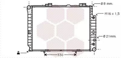 Радіатор охолодження двигуна MERCEDES-BENZ E-CLASS, Van Wezel (30002189)