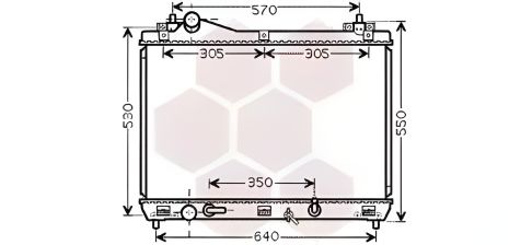 Охолодження двигуна радіатор SUZUKI GRAND VITARA, Van Wezel (52002105)