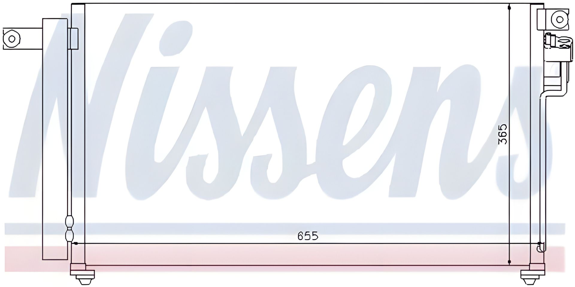 Конденсор кондиціонера для KIA RIO від NISSENS (94814) Конденсор кондиціонера для KIA RIO від NISSENS (94814)