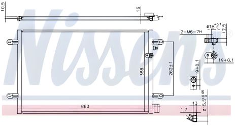 Конденсор кондиционера радиатор AUDI A6, NISSENS (94695) Конденсор кондиционера радиатор AUDI A6, NISSENS (94695)