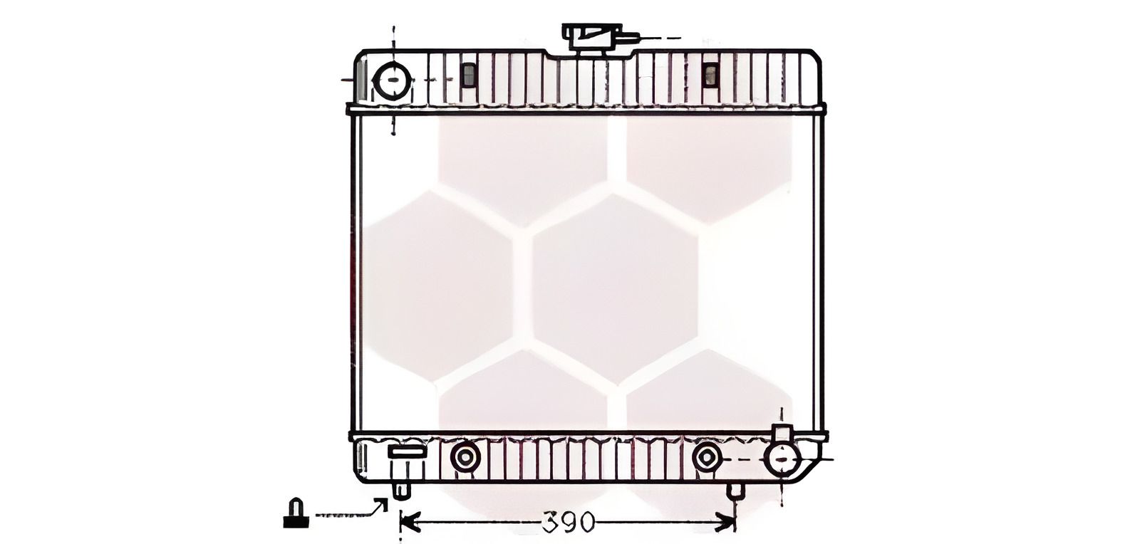 Радіатор двигуна охолодження MERCEDES-BENZ СЕДАН, Van Wezel (30002043) Радіатор двигуна охолодження MERCEDES-BENZ СЕДАН, Van Wezel (30002043)