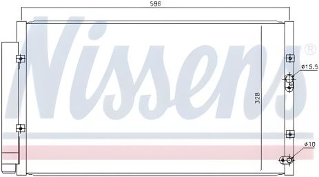 Радіатор-конденсор кондиціонера для SUBARU BRZ, TOYOTA GT, NISSENS (940366) Радіатор-конденсор кондиціонера для SUBARU BRZ, TOYOTA GT, NISSENS (940366)