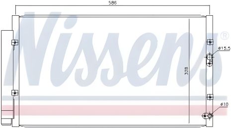 Радіатор-конденсор кондиціонера для SUBARU BRZ, TOYOTA GT, NISSENS (940366) Радіатор-конденсор кондиціонера для SUBARU BRZ, TOYOTA GT, NISSENS (940366)