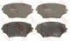 Комплект тормозных колодок дискового тормоза TOYOTA RAV4, TRW (GDB3251)