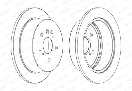 Гальмівний диск TOYOTA HARRIER, LEXUS RX, FERODO (DDF1545C) Гальмівний диск TOYOTA HARRIER, LEXUS RX, FERODO (DDF1545C)