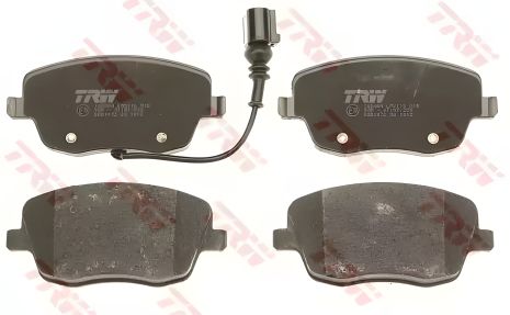 Комплект тормозных колодок, дисковый тормоз SEAT IBIZA, VW POLO, TRW (GDB1472)