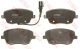 Комплект тормозных колодок, дисковый тормоз SEAT IBIZA, VW POLO, TRW (GDB1472) Комплект тормозных колодок, дисковый тормоз SEAT IBIZA, VW POLO, TRW (GDB1472)