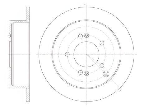 Гальмівний диск HYUNDAI (BEIJING), KIA SPORTAGE, REMSA (675600)