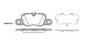 Комплект гальмівних колодок PORSCHE 911, PORSCHE PANAMERA, WOKING (P1501300) Комплект гальмівних колодок PORSCHE 911, PORSCHE PANAMERA, WOKING (P1501300)