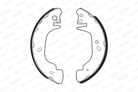 Тормозные колодки FORD AUSTRALIA, FERODO (FSB542)