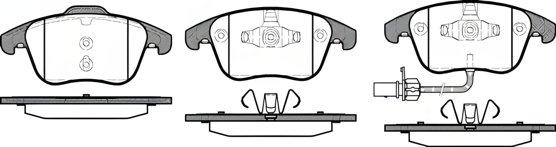 Тормозной комплект колодок, дисковый, AUDI A5, REMSA (121911) Тормозной комплект колодок, дисковый, AUDI A5, REMSA (121911)