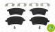 Комплект дискових гальмівних колодок MERCEDES-BENZ CITAN, RENAULT KANGOO, FERODO (FDB4185)