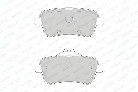 Комплект тормозных колодок MERCEDES-BENZ GLE, FERODO (FDB4701)