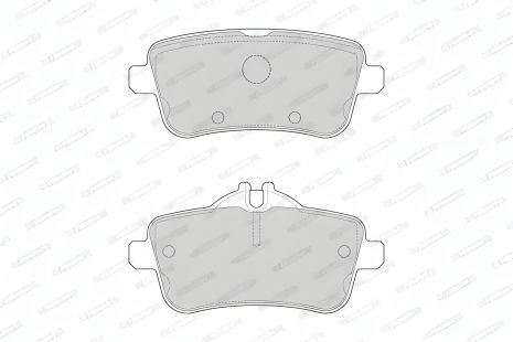 Комплект дискових гальмівних колодок MERCEDES-BENZ GLE, FERODO FDB4701