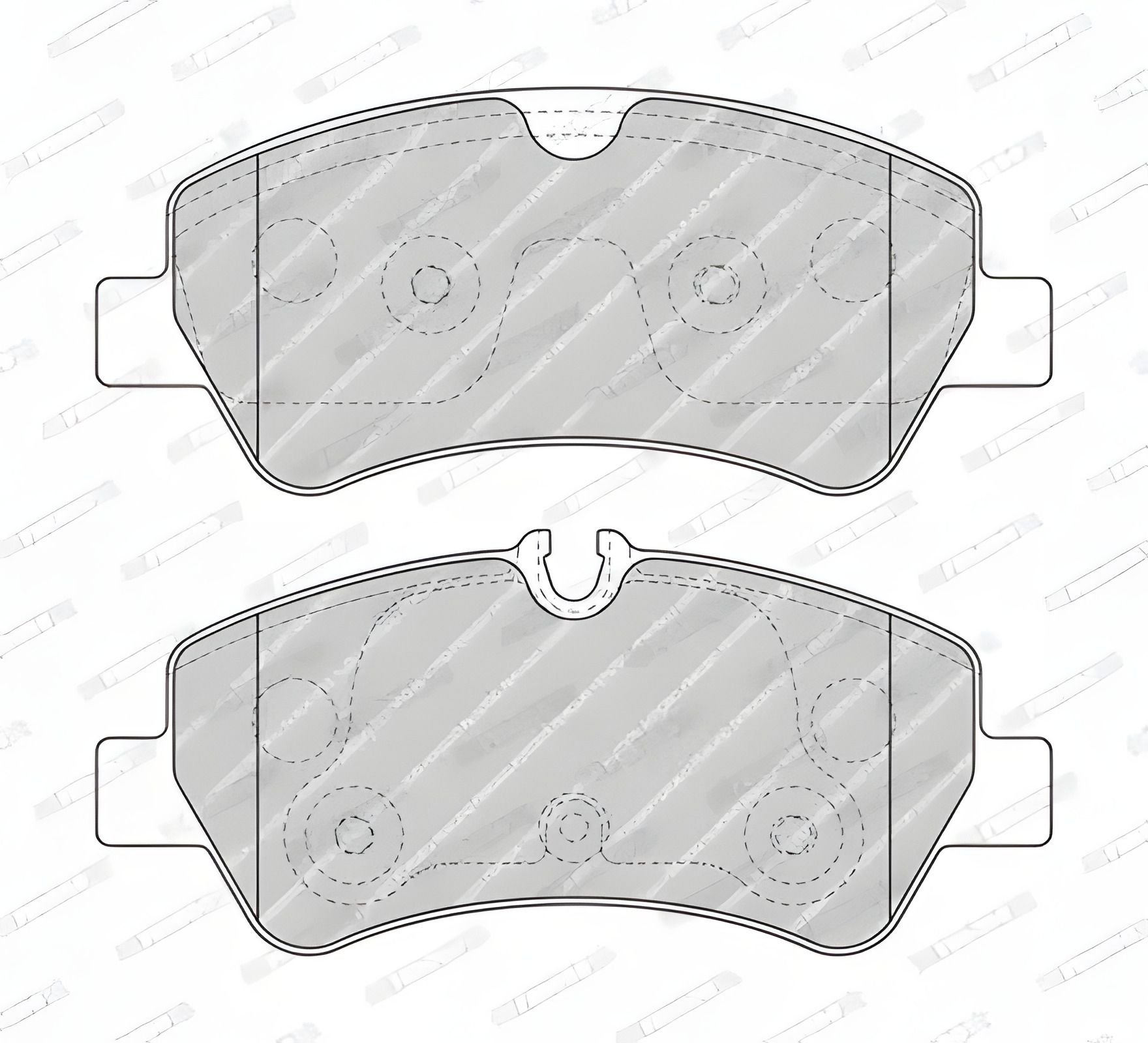 Гальмівних колодок комплект, дискове гальмо FORD TRANSIT, FERODO (FVR5075) Гальмівних колодок комплект, дискове гальмо FORD TRANSIT, FERODO (FVR5075)