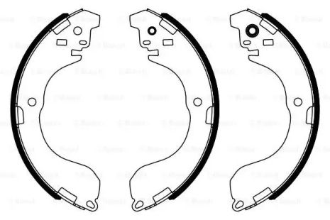 Комплект тормозных колодок NISSAN JUKE, BOSCH (0986487962)