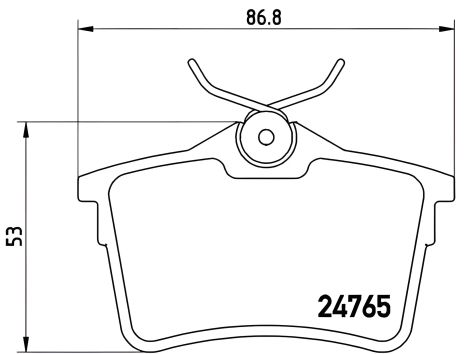 Гальмівних колодок комплект, дискове гальмо 308 PEUGEOT, CITROËN BERLINGO, BREMBO (P61084) Гальмівних колодок комплект, дискове гальмо 308 PEUGEOT, CITROËN BERLINGO, BREMBO (P61084)