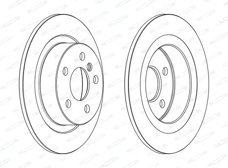 Гальмівний диск MINI MINI, BMW 1, FERODO (DDF2612C) Гальмівний диск MINI MINI, BMW 1, FERODO (DDF2612C)