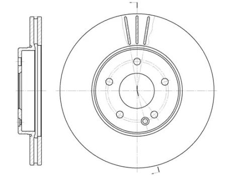 Brake Mercedes-Benz C-Class, REMSA (631310)