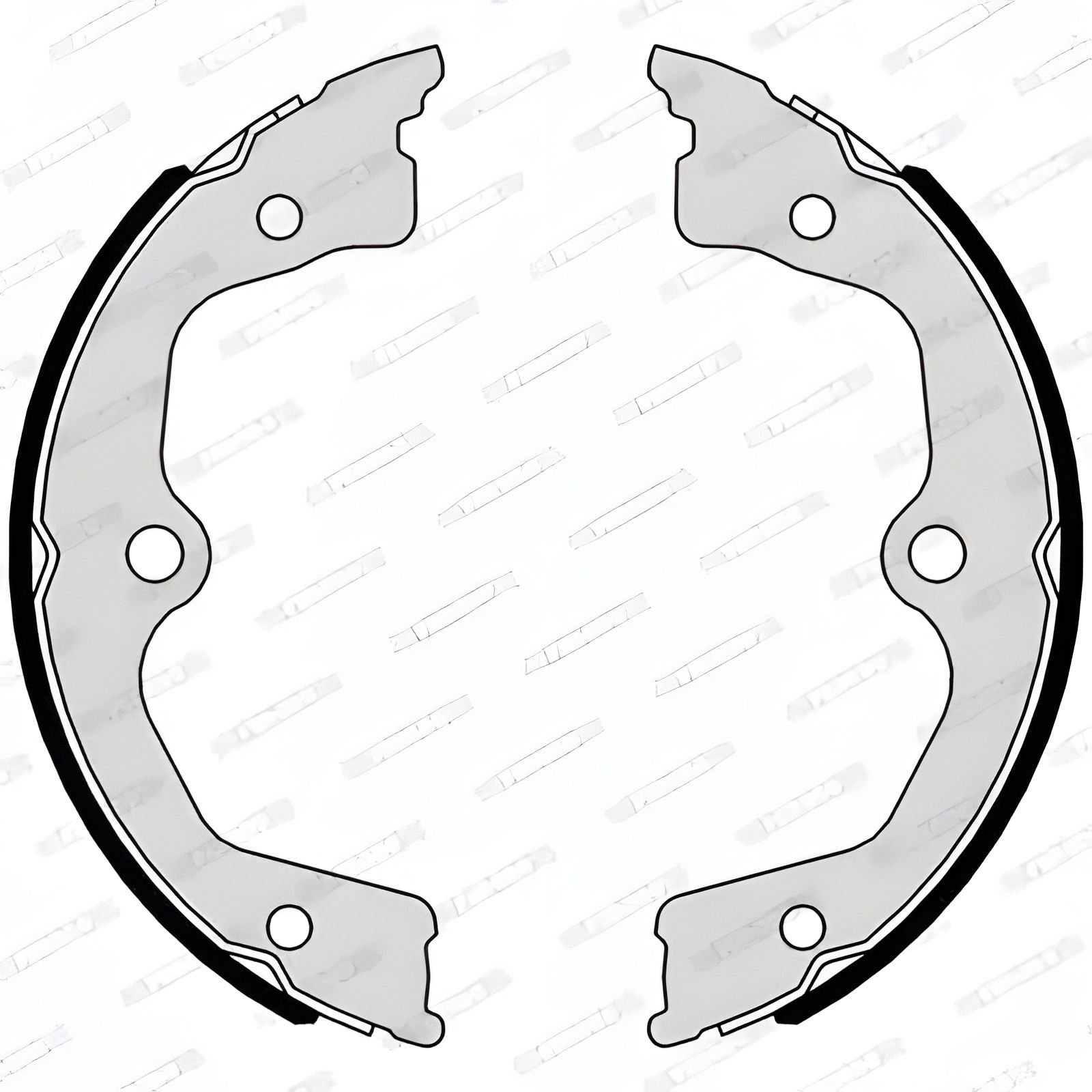 Комплект тормозных колодок стояночного тормоза для HONDA LEGEND, FERODO (FSB4167) Комплект тормозных колодок стояночного тормоза для HONDA LEGEND, FERODO (FSB4167)