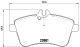 Дисковые тормозные колодки комплект для MERCEDES-BENZ B-CLASS, BREMBO (P50057)