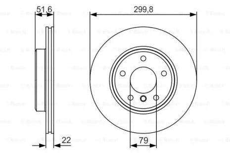 BRAKE BMW Z4, Bosch (0986479S32)