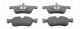 Набор тормозных колодок, дисковые, для CITROËN C4, FERODO (FDB4679)