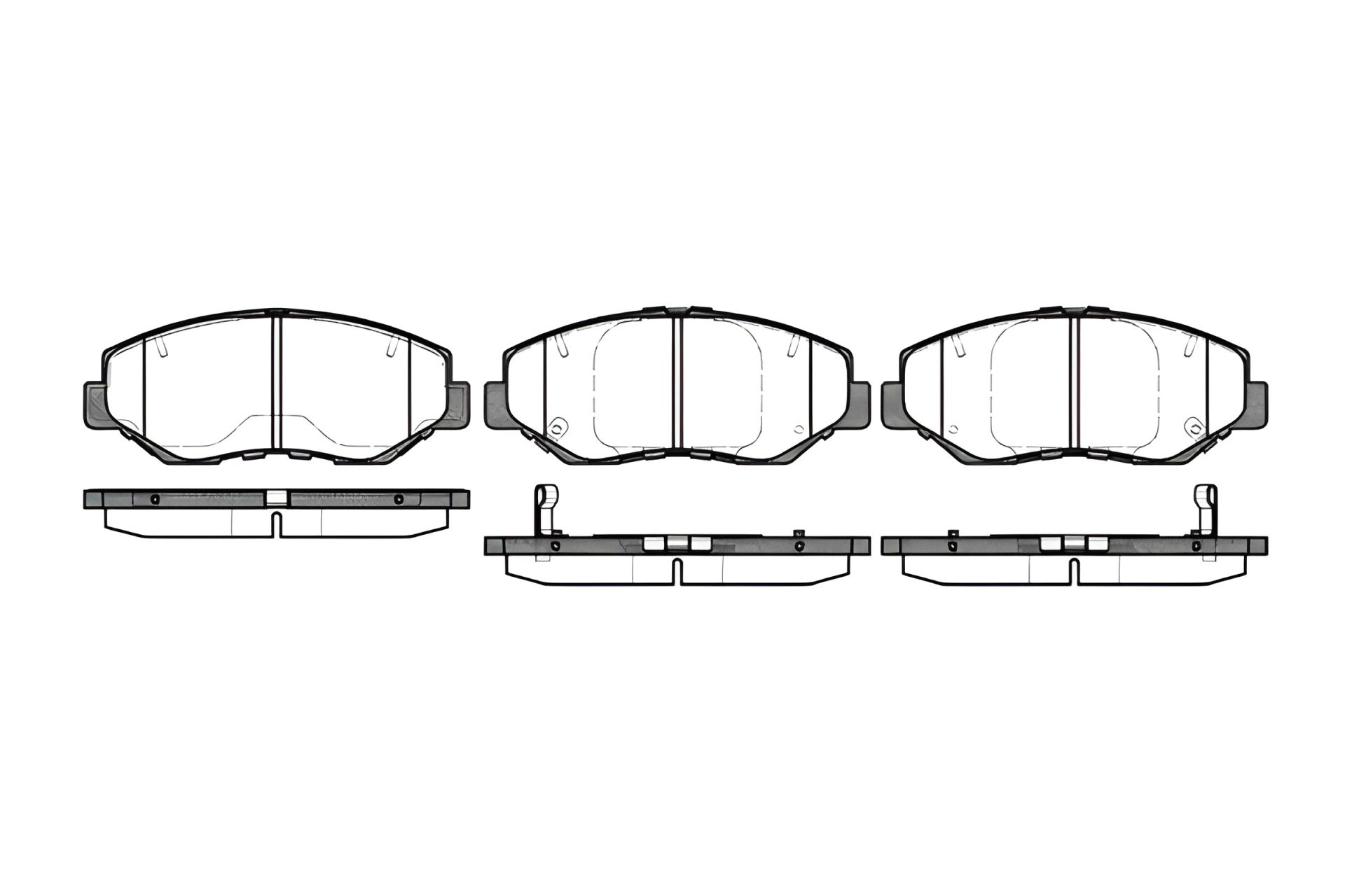 Гальмівні колодки комплект для дискових гальм HONDA CIVIC, REMSA (089900) Гальмівні колодки комплект для дискових гальм HONDA CIVIC, REMSA (089900)