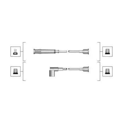 Комплект проводов зажигания BMW 7, MAGNETIMARELLI (941319170095)