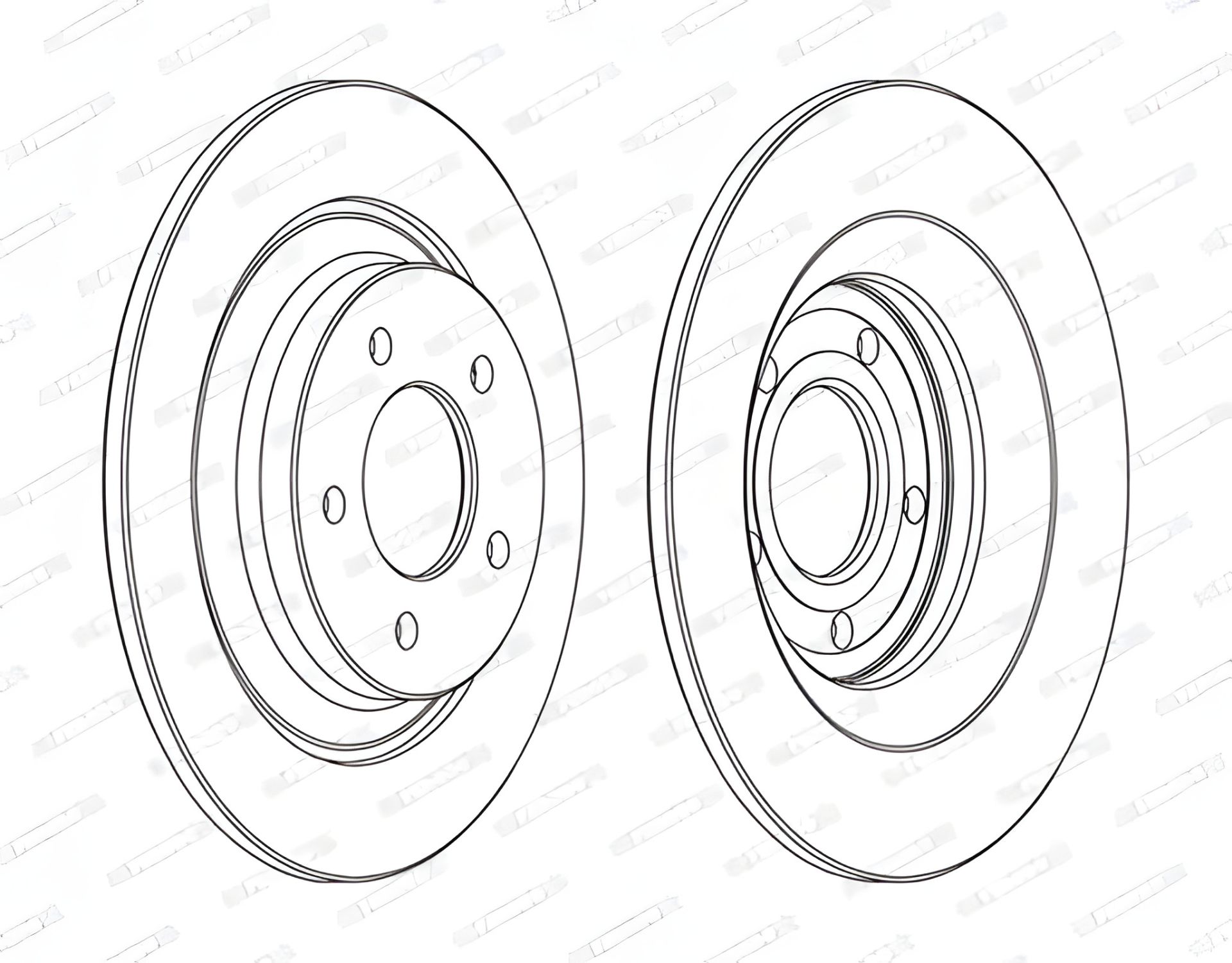 Тормозной диск MAZDA 5, FERODO (DDF1547C) Тормозной диск MAZDA 5, FERODO (DDF1547C)