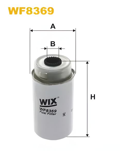 Топливный фильтр FORD от WIX FILTERS (WF8369)