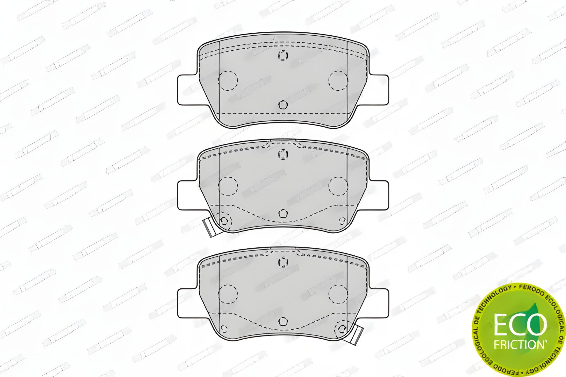 Гальмівні колодки TOYOTA AVENSIS, FERODO (FDB4411) Гальмівні колодки TOYOTA AVENSIS, FERODO (FDB4411)