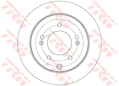 CERATO гальмівний диск KIA, TRW (DF7819)