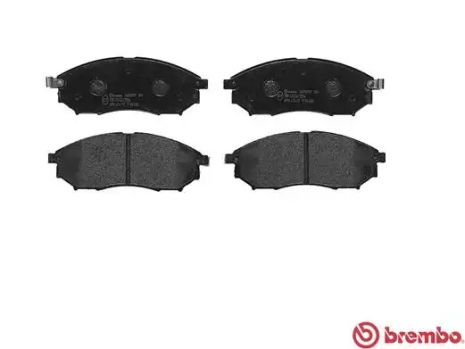 Комплект гальмівних колодок, дискове гальмо RENAULT KOLEOS, INFINITI Q70, BREMBO (P56058)