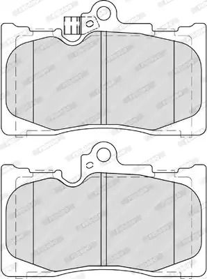 Комплект тормозных колодок, дисковый тормоз LEXUS IS, FERODO (FDB4216)