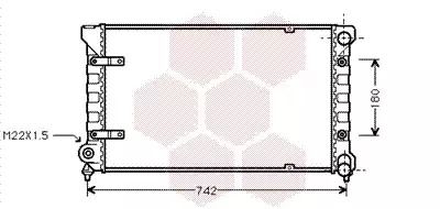 Сидіння Толедо, Ван Везель (49002009) Радіатор охолодження двигуна