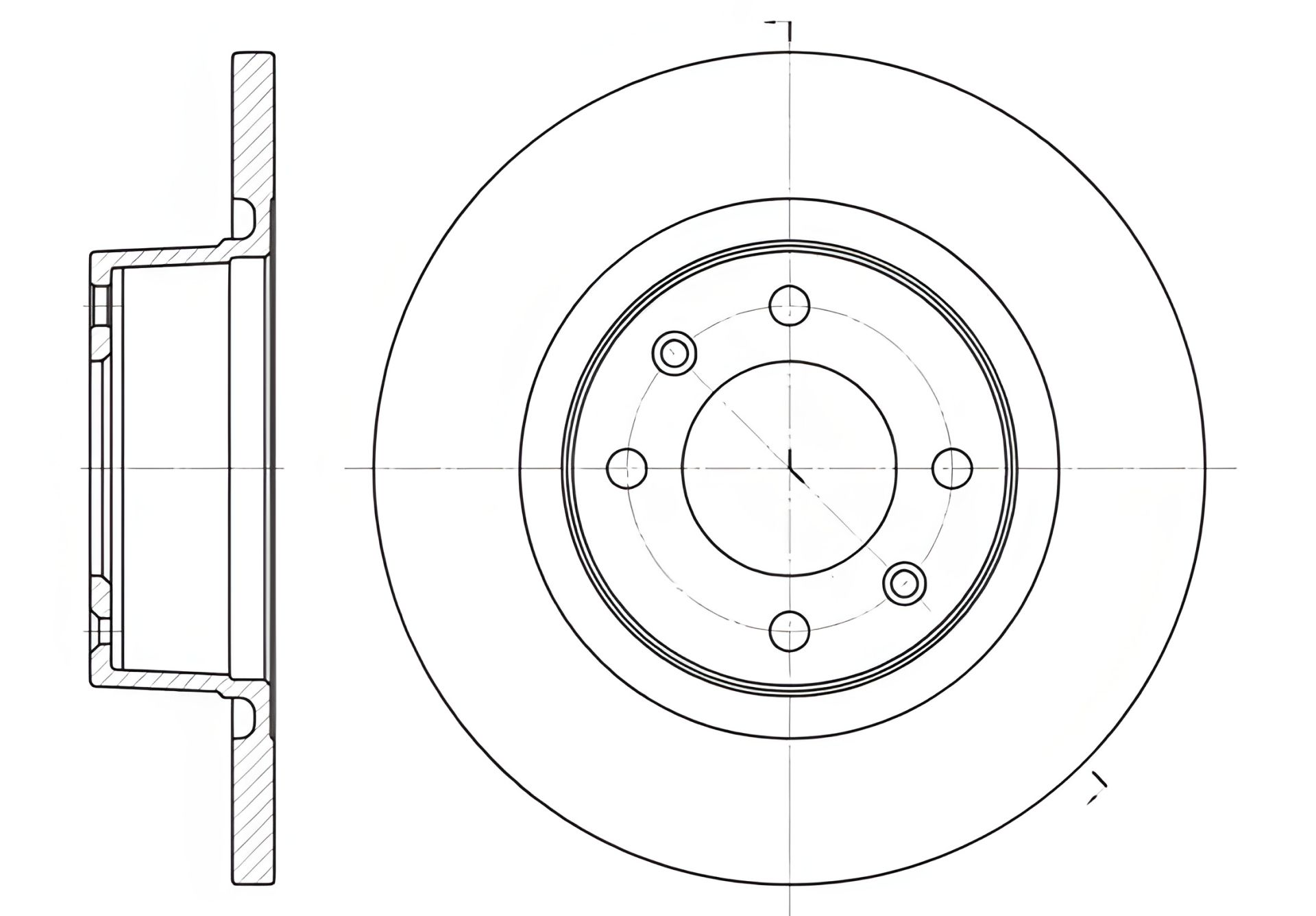 Диск тормозной CITROËN C5, BMW X5, REMSA (Модель: 660500) Диск тормозной CITROËN C5, BMW X5, REMSA (Модель: 660500)