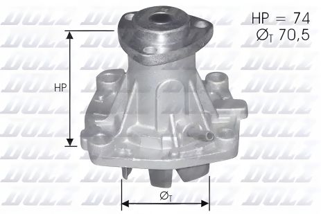 Водяний насос для CHRYSLER VOYAGER, OPEL FRONTERA, DOLZ (A330ST) Водяний насос для CHRYSLER VOYAGER, OPEL FRONTERA, DOLZ (A330ST)
