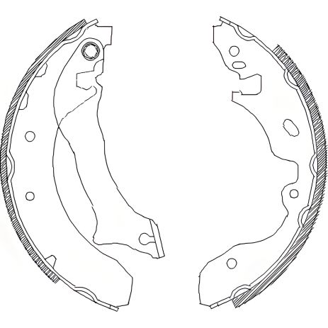 Комплект гальмівних колодок FORD AUSTRALIA, REMSA (404200) Комплект гальмівних колодок FORD AUSTRALIA, REMSA (404200)